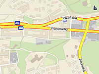 Stako - mapa, předváděcí studio Praha 5