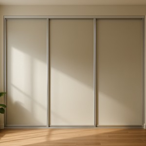 Jak kombinovat zrcadlové a plné dveře u vestavěné skříně pro styl i praktičnost