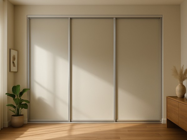 Jak kombinovat zrcadlové a&nbsp;plné dveře u&nbsp;vestavěné skříně pro styl i&nbsp;praktičnost