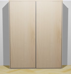 Vestavěná skříň 2m v. 1